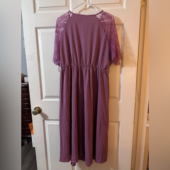 Bloomchic dress with pink with lace size 14-16 - Picture 2 of 9